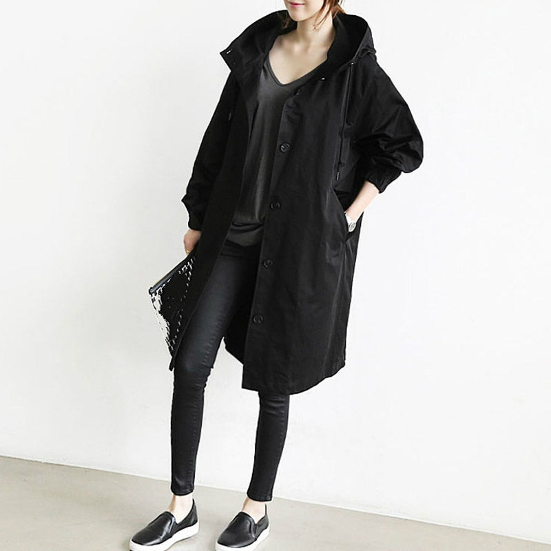 Eira | Women Hooded Trench Coat
