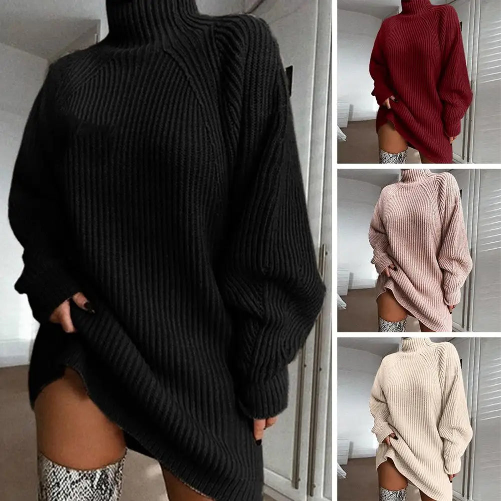 Maeve | Women Turtleneck Knit Sweater Dress