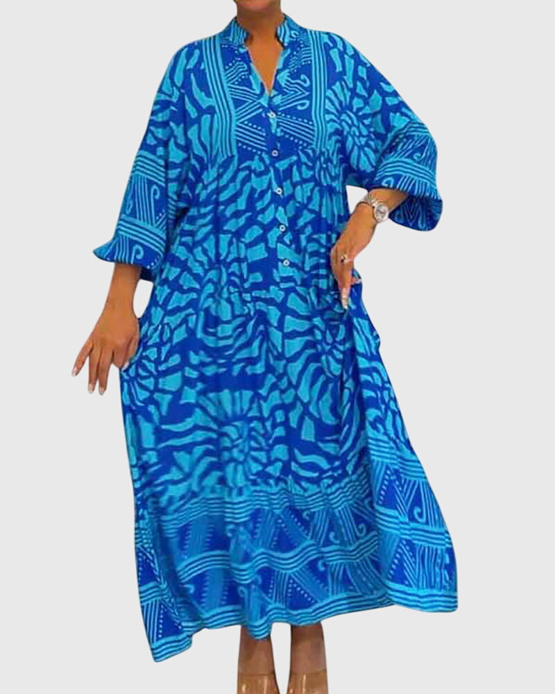 Romilly | Women Long Sleeve Midi Dress