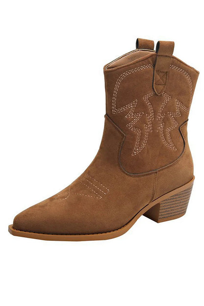 Amelie | Women Western Suede Boots