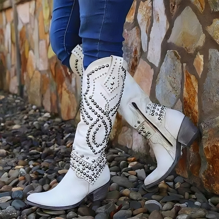 Constance | Women Western Knee High Boots