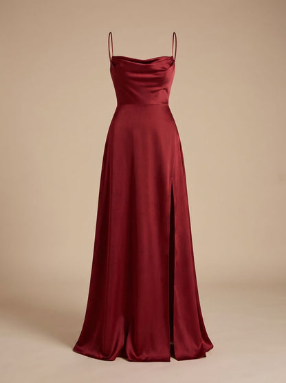 Dorothea | Women Cowl Satin Slip Dress