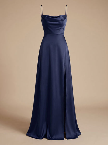 Dorothea | Women Cowl Satin Slip Dress