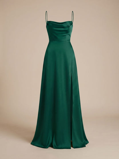 Dorothea | Women Cowl Satin Slip Dress