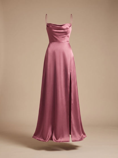 Dorothea | Women Cowl Satin Slip Dress
