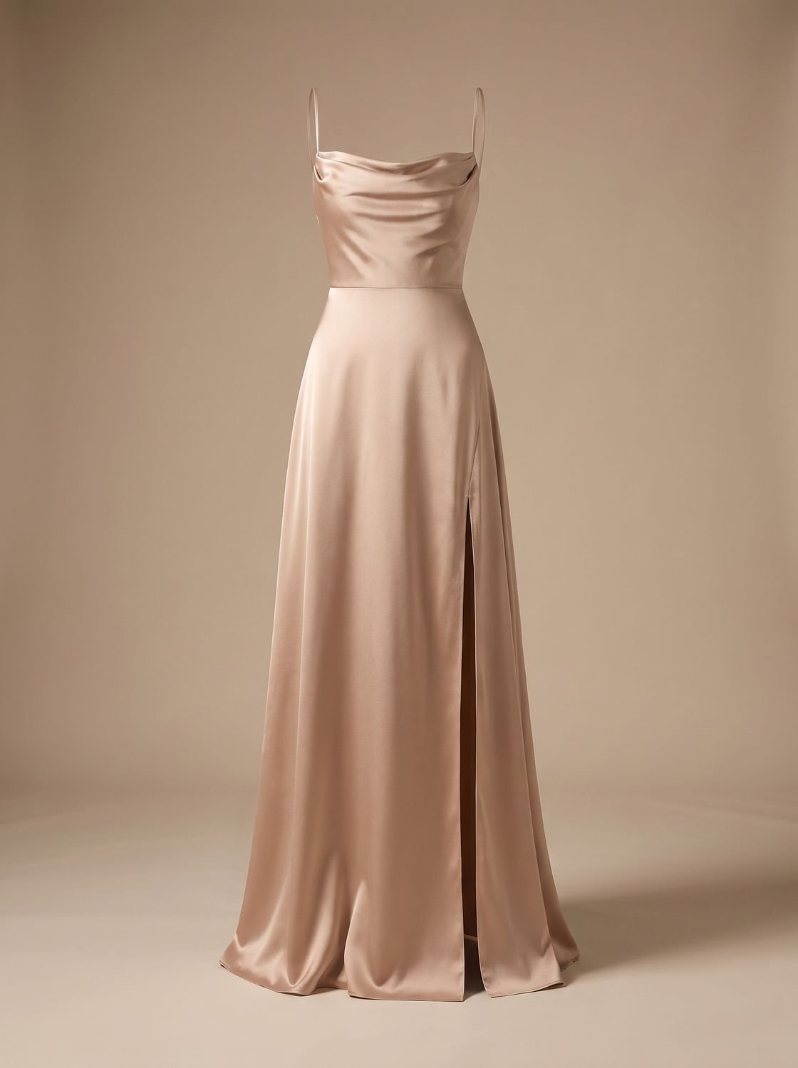 Dorothea | Women Cowl Satin Slip Dress