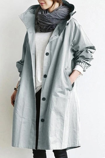 Eira | Women Hooded Trench Coat