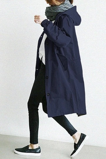 Eira | Women Hooded Trench Coat