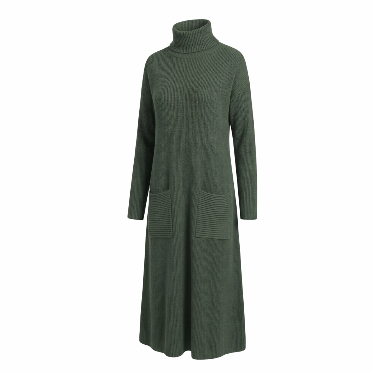 Elowen | Women Turtleneck Knit Sweater Dress