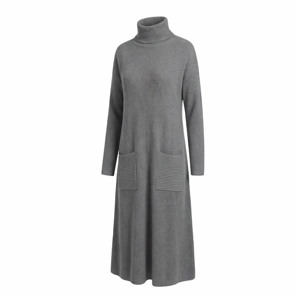 Elowen | Women Turtleneck Knit Sweater Dress