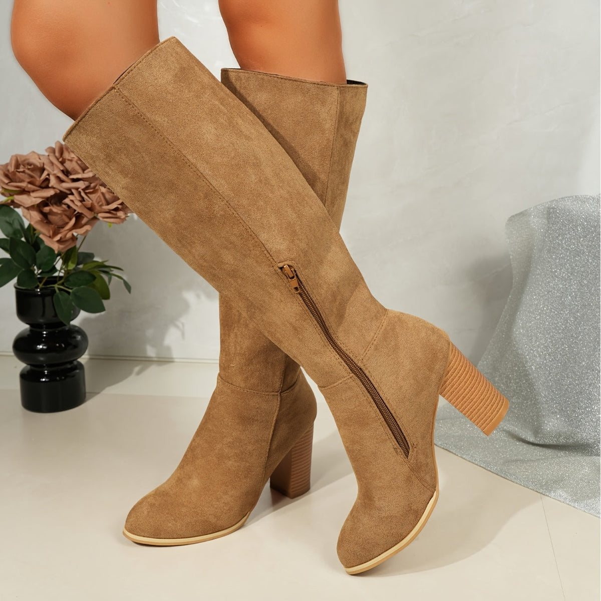 Golda | Women Knee High Boots