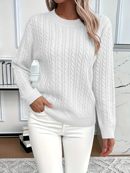 Helena | Women Cable Knit Sweater Vest