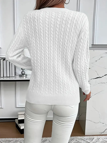 Helena | Women Cable Knit Sweater Vest