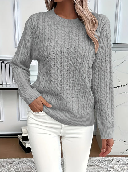 Helena | Women Cable Knit Sweater Vest