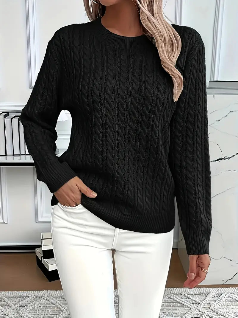 Helena | Women Cable Knit Sweater Vest