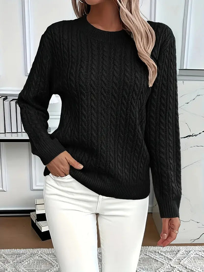 Helena | Women Cable Knit Sweater Vest