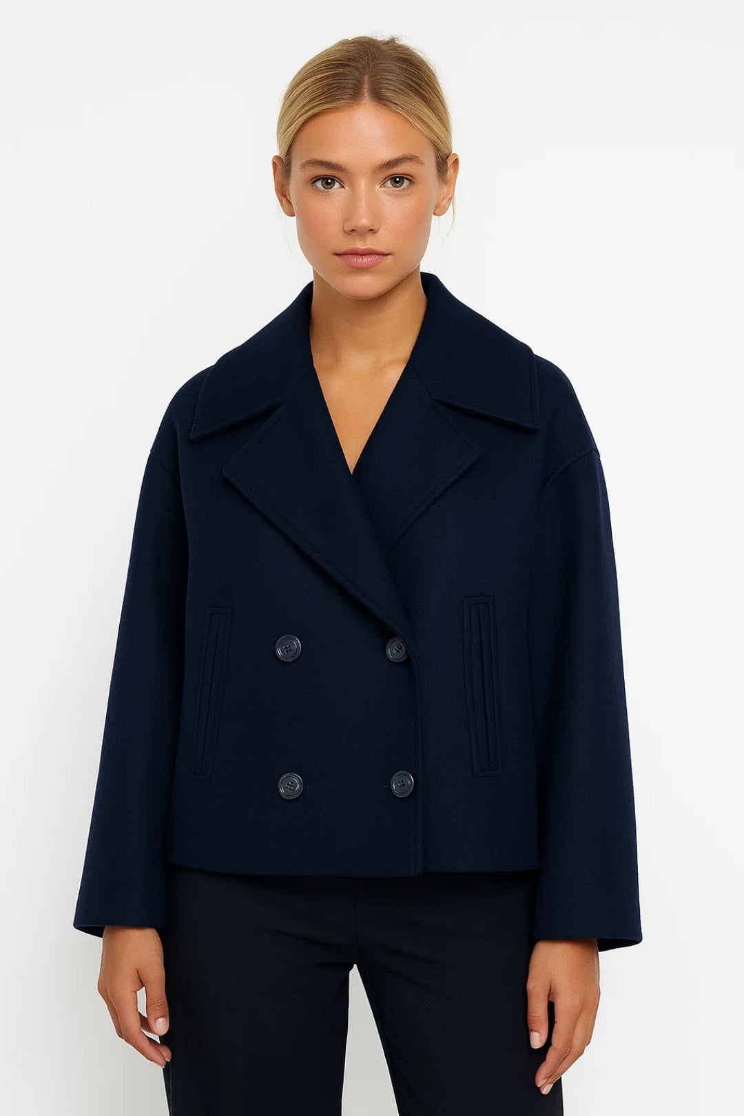 Jessa | Women Double Breasted Peacoat