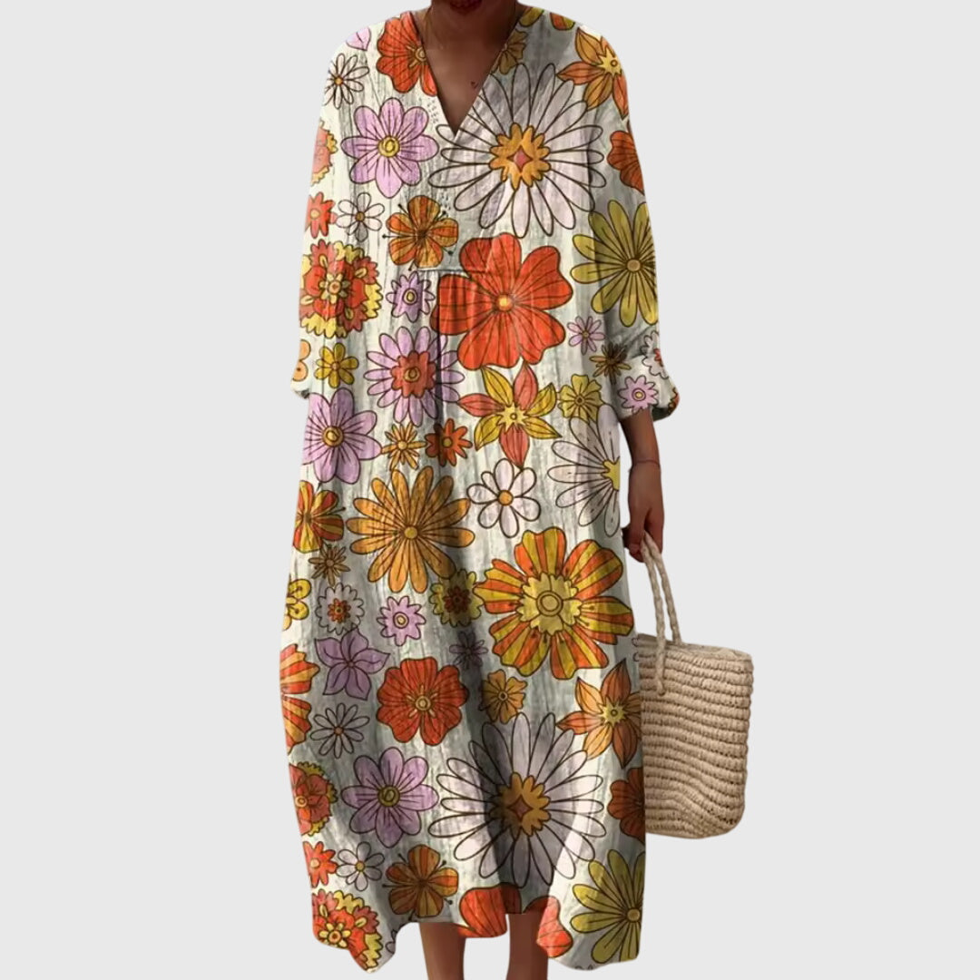 Josie | Women Long Sleeve Midi Dress