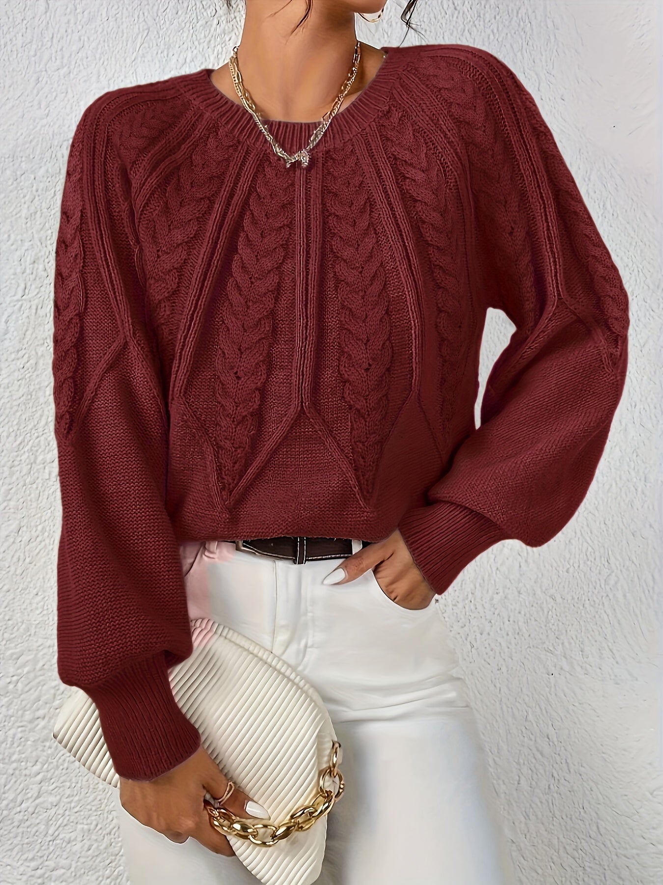 Keira | Women Cable Knit Sweater