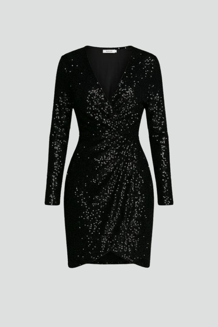 Lena | Women V Neck Sequin Dress