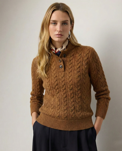 Leona | Women Cable Knit Sweater