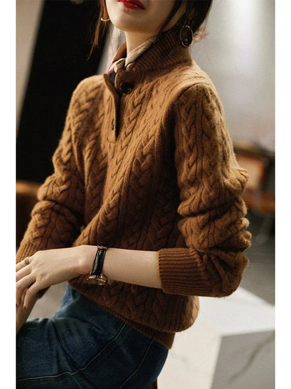 Leona | Women Cable Knit Sweater