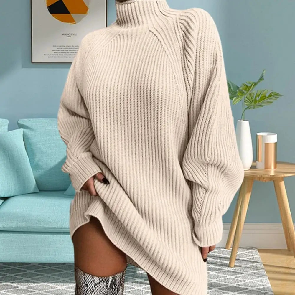 Maeve | Women Turtleneck Knit Sweater Dress