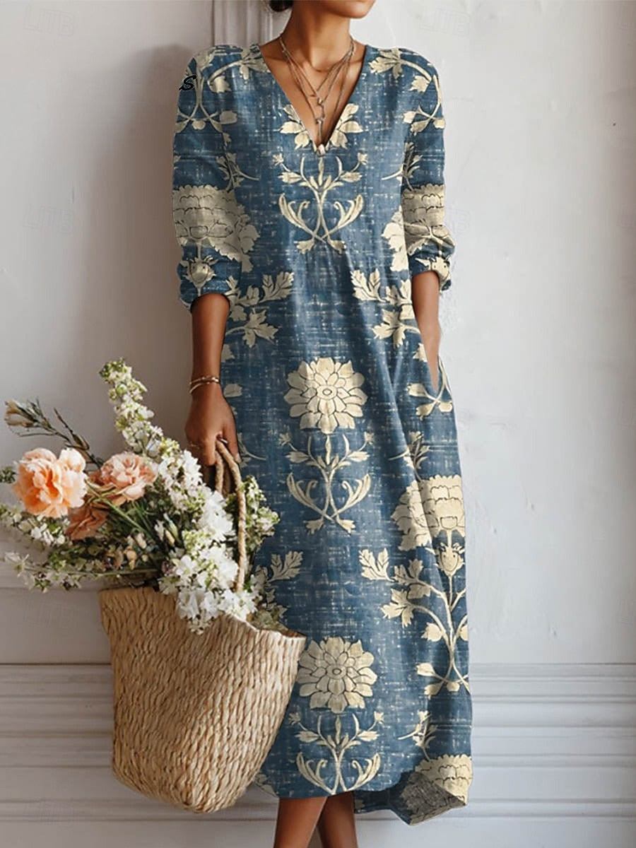 Margot | Women Long Sleeve Midi Dress