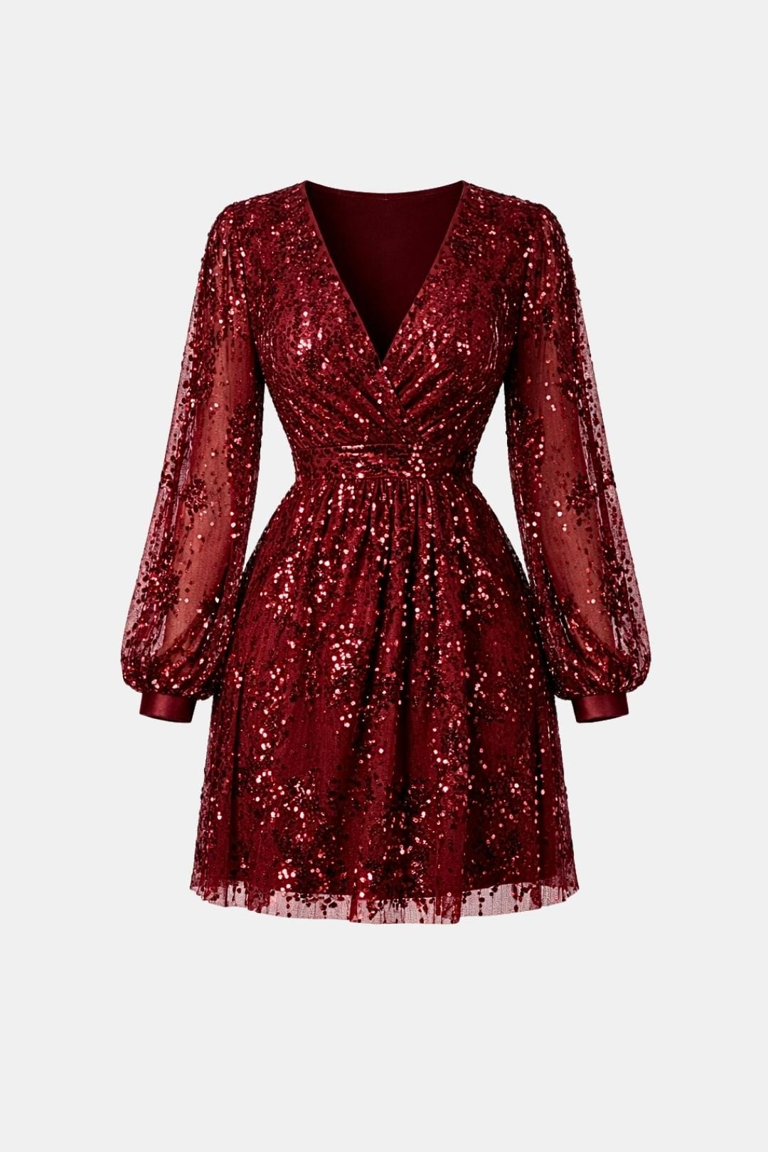 Odette | Women Puff Sleeve Sequin Dress