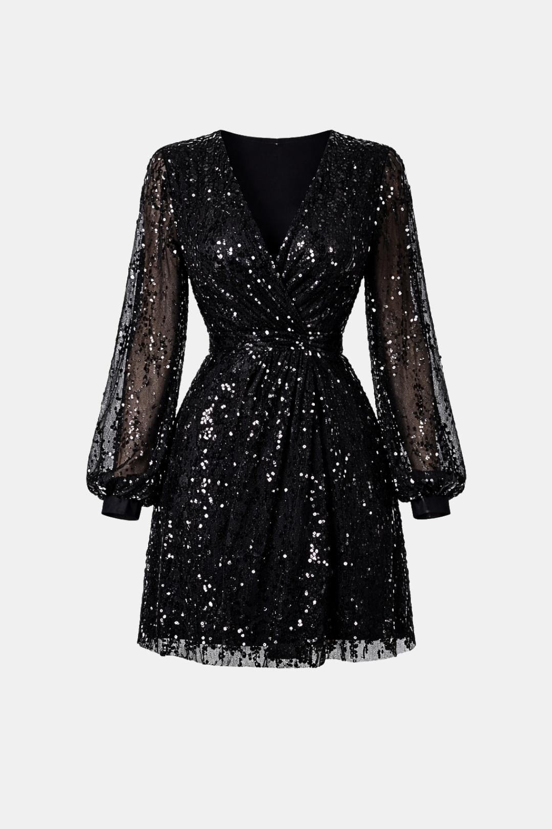 Odette | Women Puff Sleeve Sequin Dress
