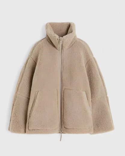 Olive | Women Teddy Coat
