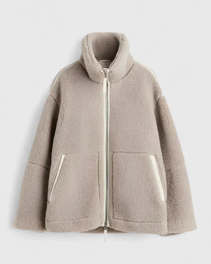 Olive | Women Teddy Coat