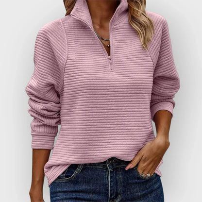 Oona | Women Quarter Zip Sweater