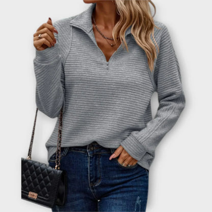 Oona | Women Quarter Zip Sweater