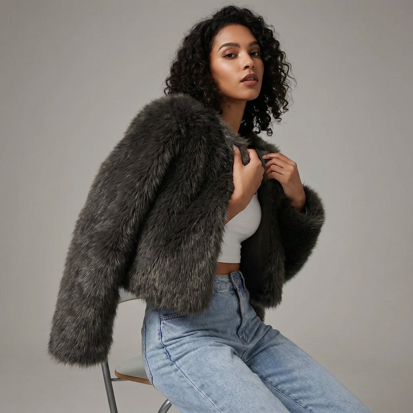 Perla | Women Faux Fur Coat