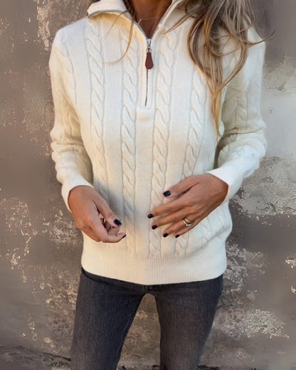 Rhea | Women Quarter Zip Sweater