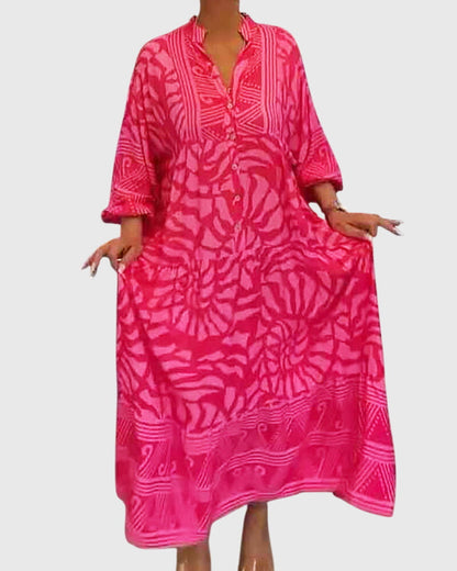 Romilly | Women Long Sleeve Midi Dress