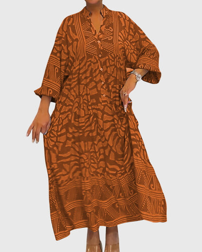 Romilly | Women Long Sleeve Midi Dress