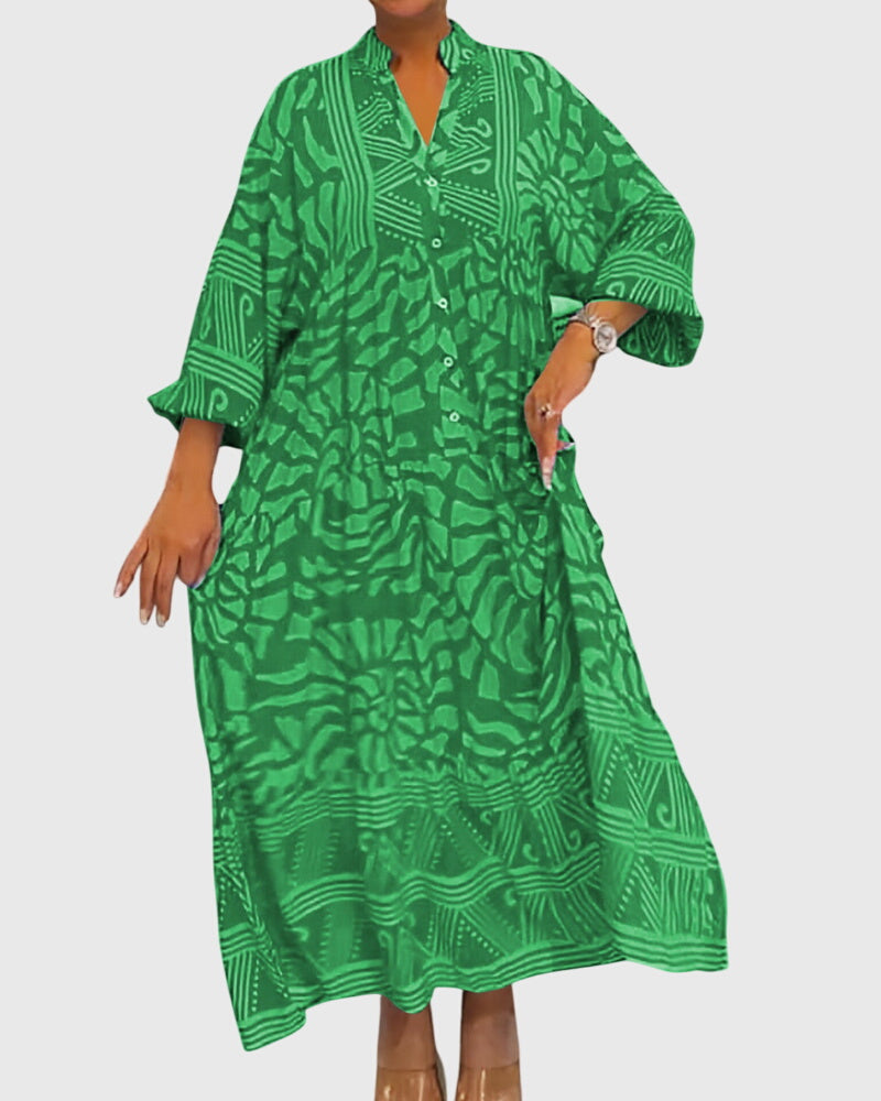 Romilly | Women Long Sleeve Midi Dress