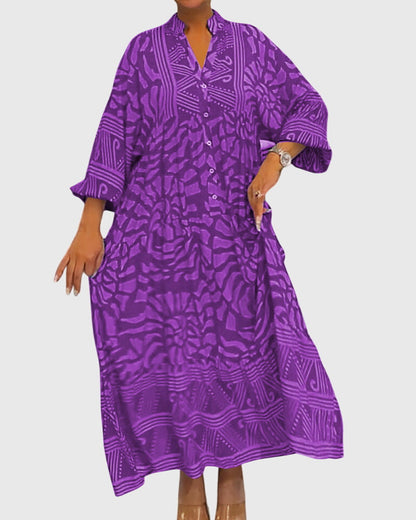 Romilly | Women Long Sleeve Midi Dress