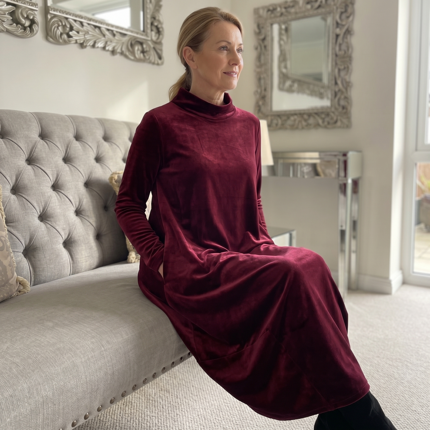 Thea | Women Velvet Dress